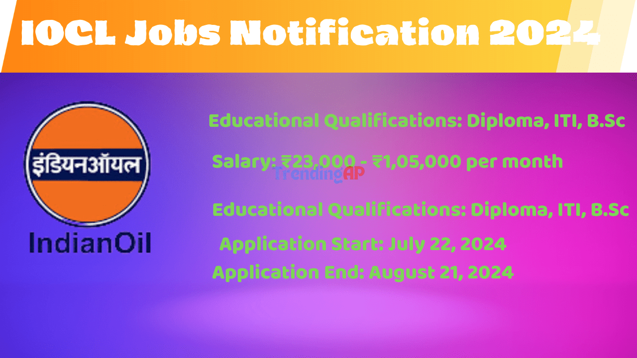 IOCL Jobs Notification 2024 Telugu