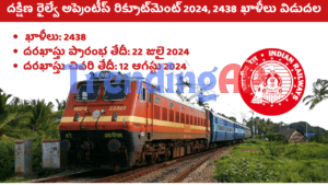 Southern Railway Apprentice Recruitment 2024