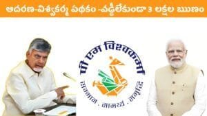AP Adharana Vishwakarma Scheme Interest Free Loan