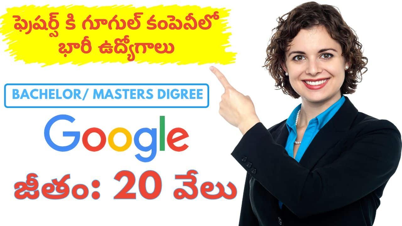 Amazing Opportunity Google Job Openings freshers