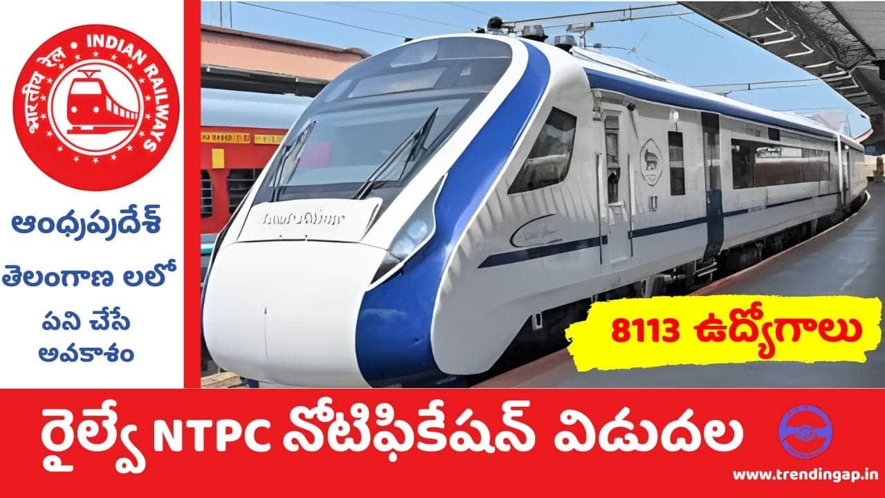 RRB NTPC Notification 2024 Apply Now 8113 Vacancies