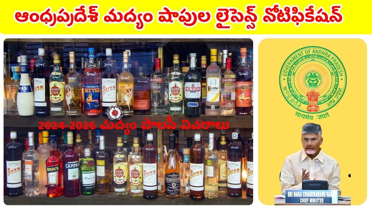 AP Liquor Shop License Notification 2024 To 2026