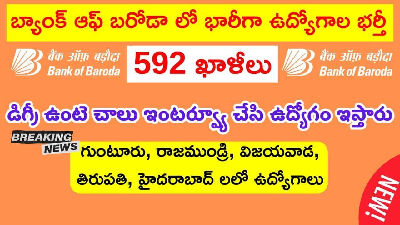 Bank Of Baroda Recruitment 2024