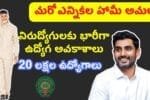 Latest Update About AP Govt 20 Lakhs Jobs Announce
