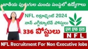 NFL Recruitment 2024 For 336 Non Executive Posts