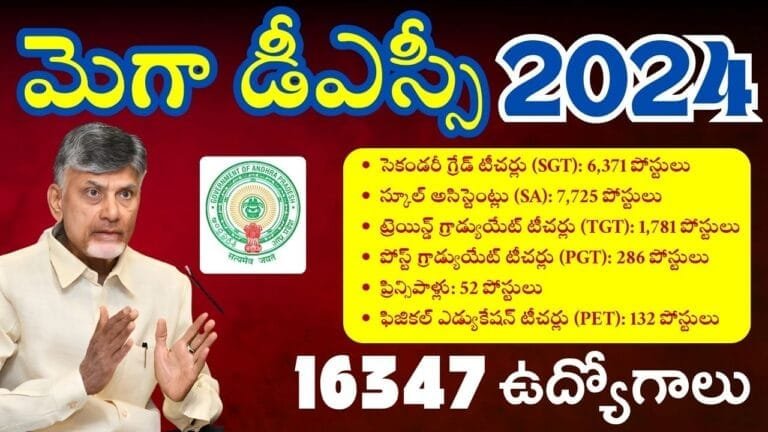 AP DSC Notification Out For 16347 Teacher Jobs