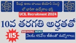 UCIL Recruitment 2024 Notification Out For 115 Posts